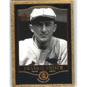  2001 Sp Legendary Cuts #13 Frankie Frisch   St. Louis 