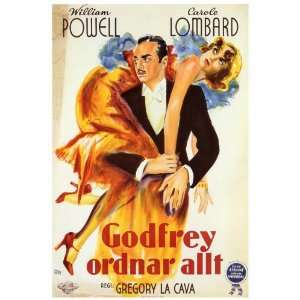  My Man Godfrey (1936) 27 x 40 Movie Poster Foreign Style A 