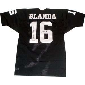 George Blanda Raiders Throwback Pro Style Jersey w/ HOF Insc. (TS Auth 
