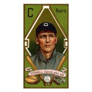  Cleveland, OH, Cleveland Naps, George T. Stovall, Baseball 