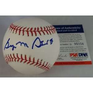  Signed George Steinbrenner Ball   ML PSA DNA   Autographed 