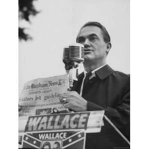  Gov. George C. Wallace of Alabama Campaigning on Behalf of 