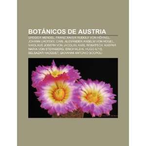 Botánicos de Austria Gregor Mendel, Franz Xaver Rudolf 