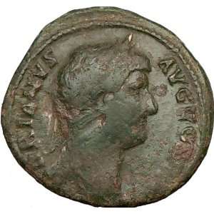  Hadrian 117AD Large Rare Genuine Ancient Authentic Roman 