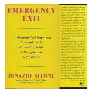    Uscita Di Sicurezza. English] Ignazio (1900 1978) Silone Books