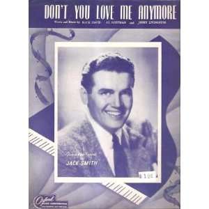    Sheet Music Dont You Love Me Anymore Jack Smith 31 