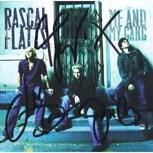  Autographed RASCAL FLATTS Me and My Gang CD Hand Signed 