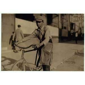 Photo Jeff Miller. A young delivery boy for Magnolia Pharmacy. This is 