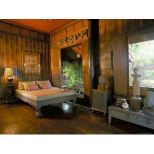 Bedroom, Jim Thompsons House, Bangkok, Thailand, Southeast Asia 