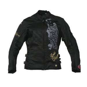 Joe Rocket Gold Digger Ladies Textile Motorcycle Jacket Black/Black 