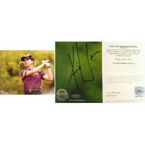 Karrie Webb Signed Golf Action 16x20