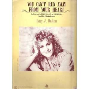    Sheet Music You Cant Run AwayLacy Dalton 130 