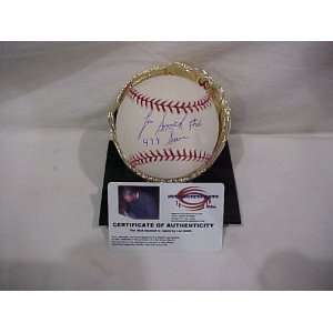 Lee Smith Autographed Chicago Cubs Official Major League Baseball w 