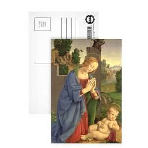Virgin Adoring the Child, 1490 1500 (oil on wood) by Lorenzo di Credi 