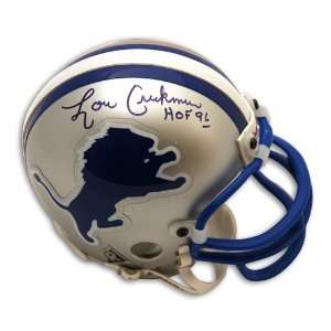 Lou Creekmur Autographed/Hand Signed Detroit Lions Mini Helmet 