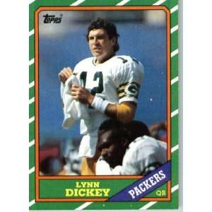  1986 Topps # 214 Lynn Dickey Green Bay Packers Football 