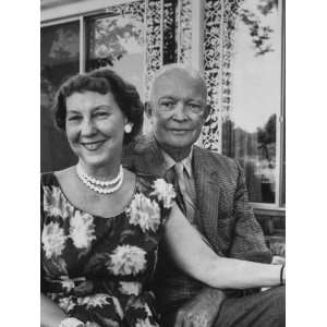  Former President Dwight D. Eisenhower and Wife Mamie at 