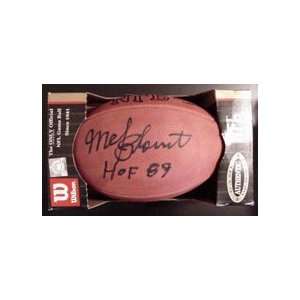 Mel Blount Autographed Authentic Wilson NFL Football