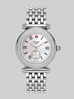 Michele Watches   Caber Stainless Steel Bracelet Watch