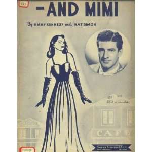  AND MIMI w/Harry Cool on cover and graphics (sheet music 
