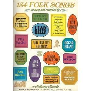  124 Folk Songs Moses Asch Books