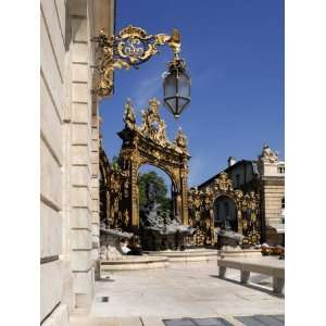 Gilded Wrought Iron Gates, Place Stanislas, Nancy, Lorraine, France 
