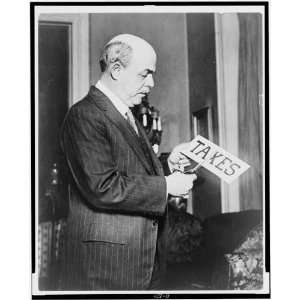  Nicholas Longworth, cutting label taxes 1925