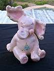 pink elephant ceramic  