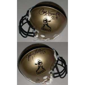 Paul Hornung Signed Mini Helmet   Inscribed   Autographed NFL Mini 