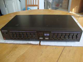 SONY SEQ 120 GRAPHIC EQUALIZER  