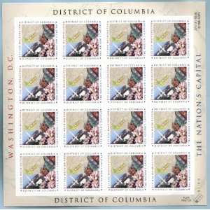  2003 DISTRICT OF COLUMBIA ~ WASHINGTON DC #3813 Pane of 16 