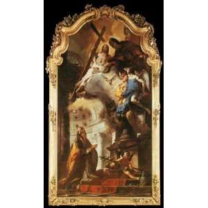  8 x 6 Mounted Print Tiepolo Pope St Clement Adoring the 