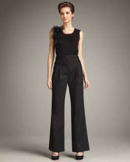 Pleated Front Pants  