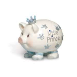  Mud Pie Baby Little Prince Crown Prince Piggy Bank Baby