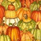harvest market pumpkins autumn fall fabric $ 6 54 listed