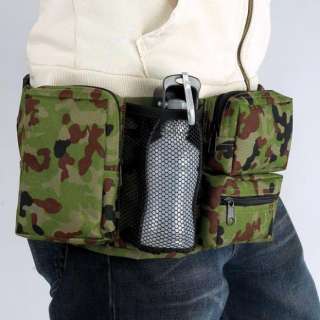 Our Camo Fanny Packs allow owners to carry everything dogs need on 