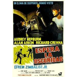   Spanish 11x17 Audrey Hepburn Alan Arkin Richard Crenna