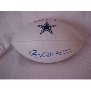 Roger Staubach Hand Signed Autographed Dallas Cowboys Full Size NFL 