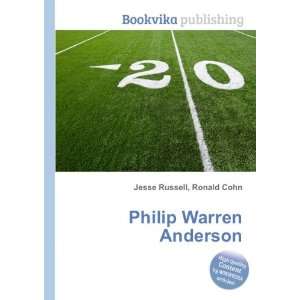  Philip Warren Anderson Ronald Cohn Jesse Russell Books
