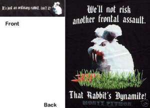 Monty Python Dynamite Killer Rabbit T Shirt    Size XXL  