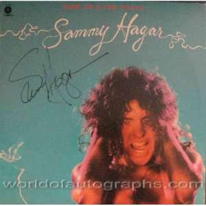 Sammy Hagar Signed Nine on a Ten Scale Album