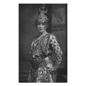  French Born Actress Sarah Bernhardt in Costume as Theodora 