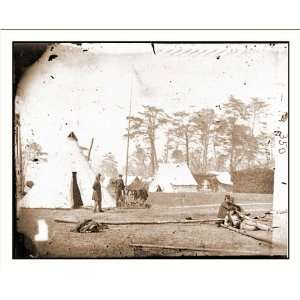   . Gen. George B. McClellans tent Camp Winfield Scott