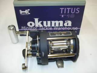 Okuma Titus T 10 Level Drag Reel T10 New  