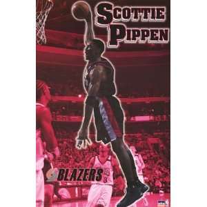  Scottie Pippen, Scottie Pippen Wall Poster Print, 22.25x34 