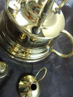 brass turkish coffee maker tabletop alcohol burner LRG  