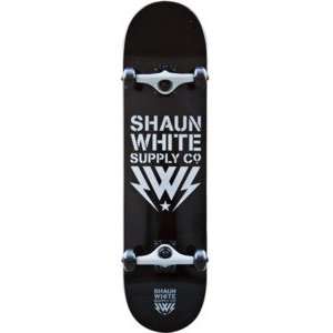  Shaun White Logo Core Black / White Complete Skateboard 
