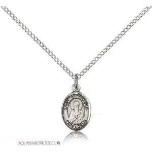 St. Athanasius Small Sterling Silver Medal