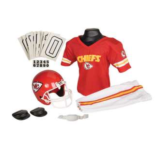 Kansas City Chiefs Kids/Youth Football Helmet Uniform Set  