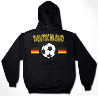 Deutschland Soccer Hoodie Sweatshirt Germany Football  